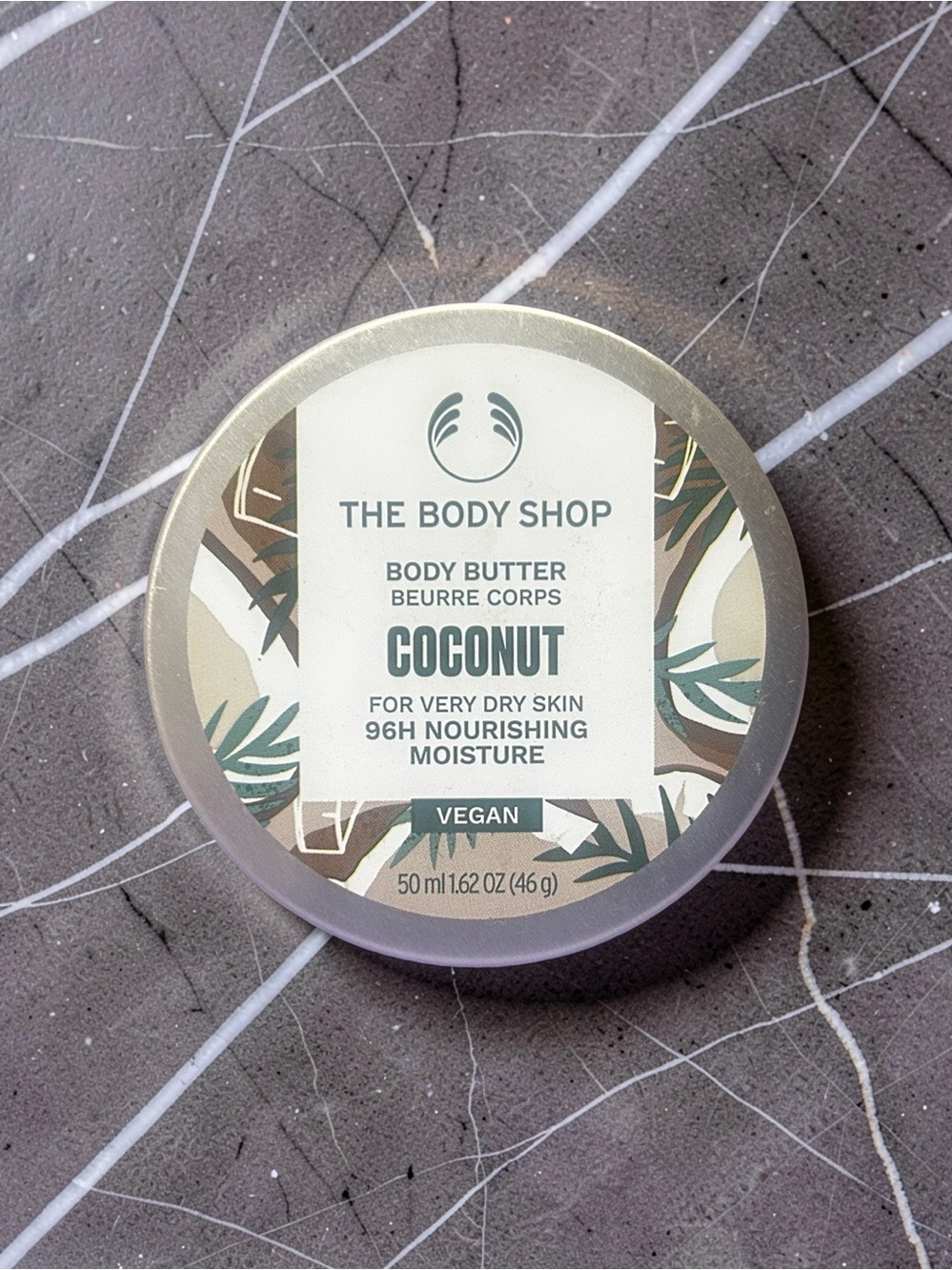 The Body Shop Coconut Body Butter - White, Green, Brown